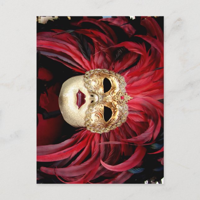 Venetian Mask Postcard (Front)