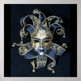 Venetian mask poster