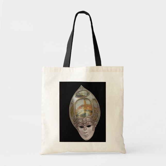 Venetian Mask Tote Bag (Front)