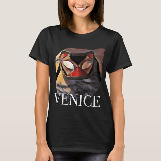 Venetian Mask Venice Italy Holiday for Children Me T-Shirt (Front)
