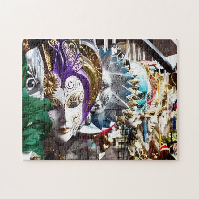 Venetian Masks 1 Jigsaw Puzzle (Horizontal)