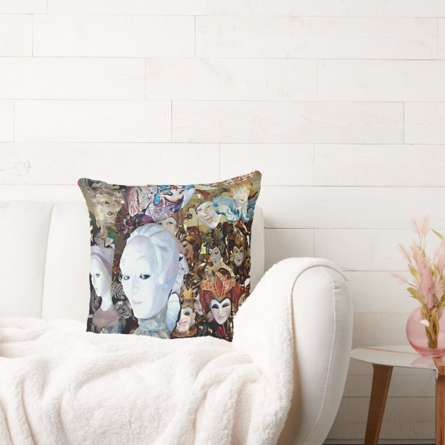 Venetian Masks 2 Cushion (Couch)