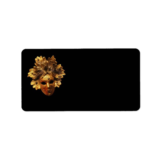 Venetian Masks Address Label (Front)