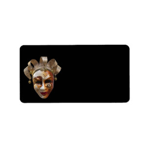 Venetian Masks Address Label