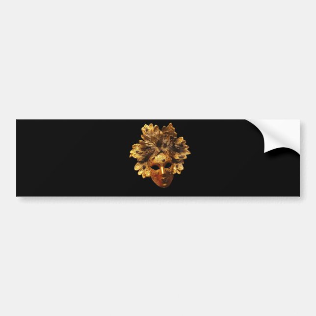 Venetian Masks Bumper Sticker (Front)