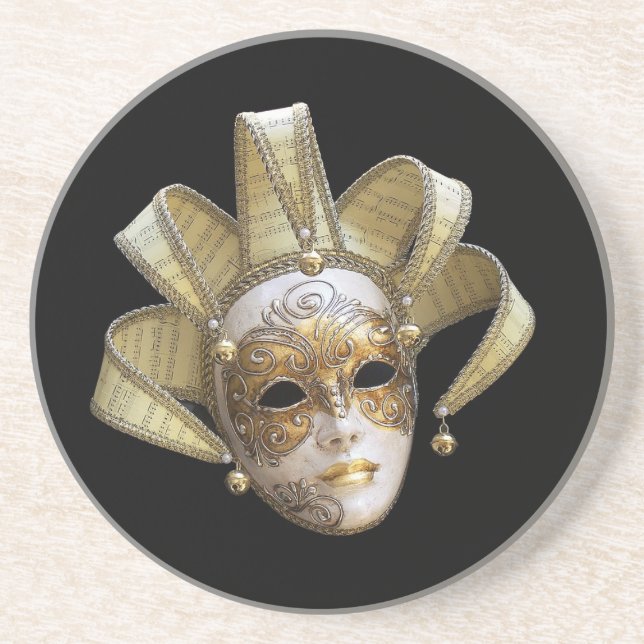 Venetian Masks Coaster (Front)