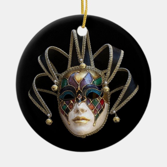 Venetian Masks Ornament (Front)
