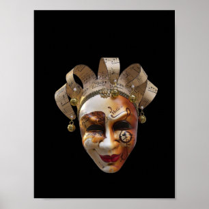 Venetian Masks Poster