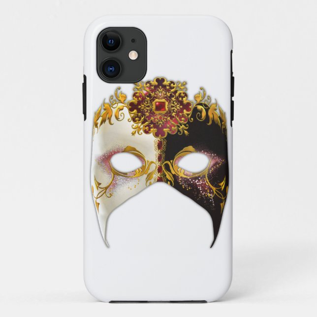 Venetian Masque: Ruby Jewel iPhone 5 Case (Back)