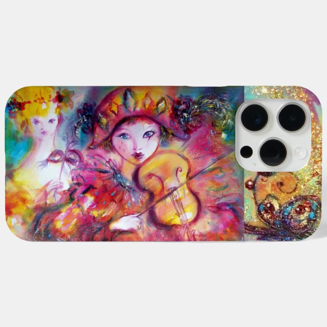VENETIAN MASQUERADE / HARLEQUIN AND COLUMBINE Case-Mate iPhone CASE (Back (Horizontal))