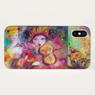 VENETIAN MASQUERADE / HARLEQUIN AND COLUMBINE iPhone X CASE