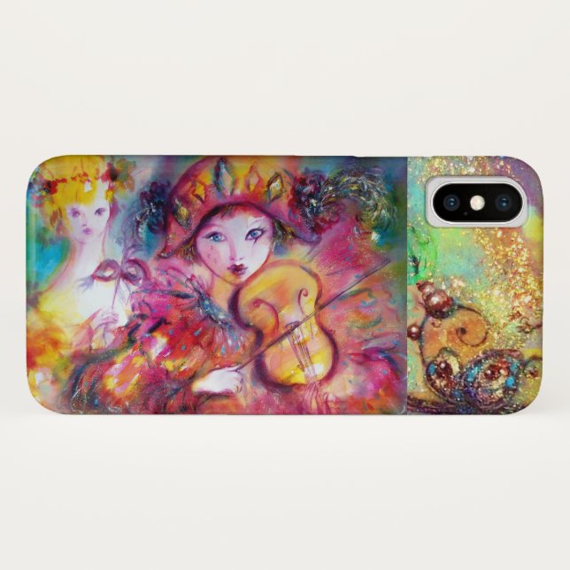 VENETIAN MASQUERADE / HARLEQUIN AND COLUMBINE Case-Mate iPhone CASE (Back (Horizontal))