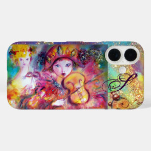 VENETIAN MASQUERADE / HARLEQUIN AND COLUMBINE iPhone 16 CASE
