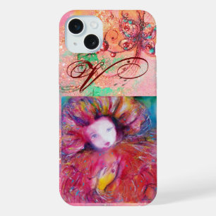 VENETIAN MASQUERADE - MASK IN RED MONOGRAM iPhone CASE