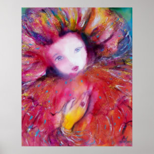 VENETIAN MASQUERADE /MASK IN RED POSTER