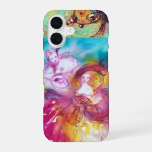 VENETIAN MASQUERADE / PIERROT AND ARLECCHINA iPhone 16 CASE