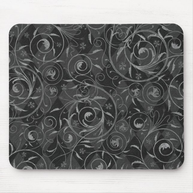 Venetian Medley, Charcoal Mouse Pad (Front)