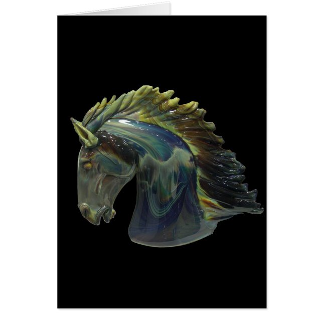 Venetian Murano Glass Horse (Front)