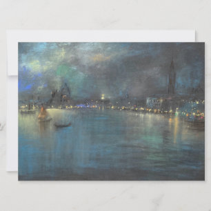Venetian Nocturne (by Glenn Cooper Henshaw) Card