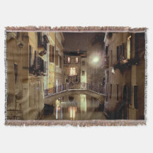 VENETIAN NOCTURNE Throw Blanket