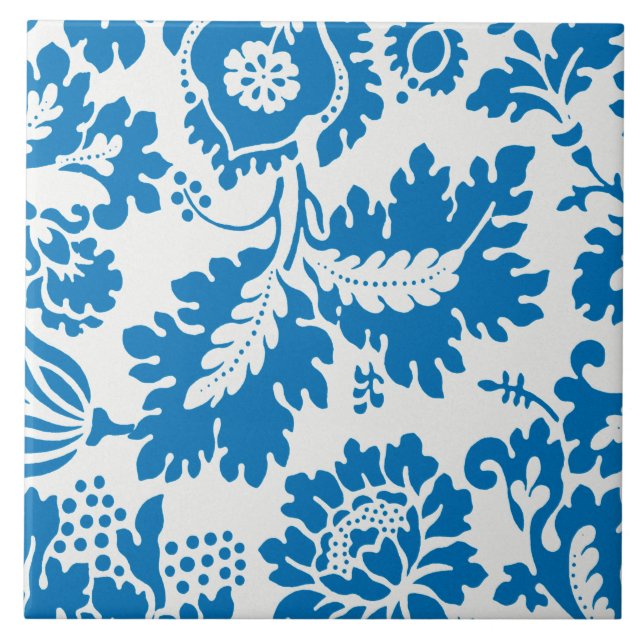 Venetian Pattern (by William Morris) Ceramic Tile (Front)