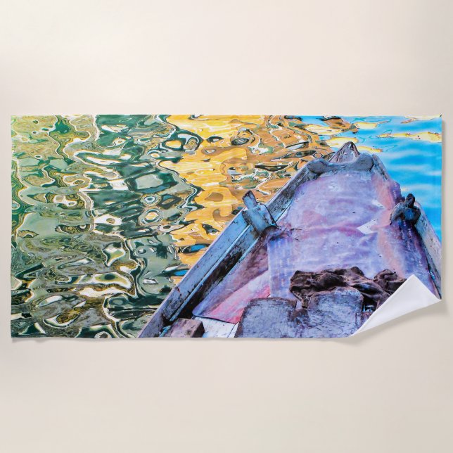 VENETIAN REFLECTIONS Beach Towel (Front)