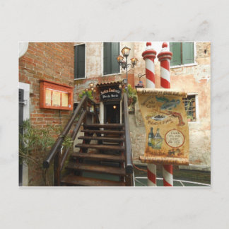 Venetian Restaurant Postcard
