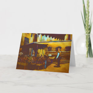 Venetian Venditore Greeting Card