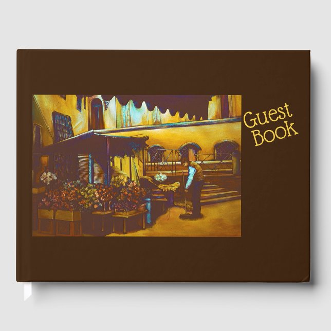 Venetian Venditore Guest Book (Front)