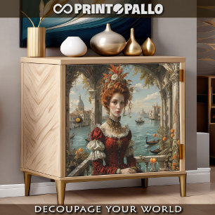 Venetian woman in sumptuous Renaissance dress Tissue Paper
