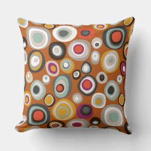veneto boho spot amber cushion