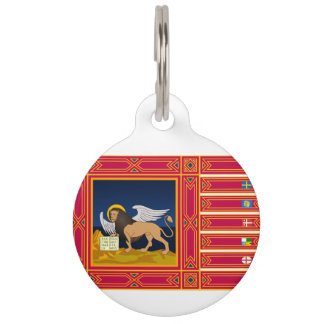 Veneto (Region of Italy) flag Pet Tag