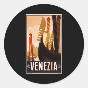 Venezia Classic Round Sticker