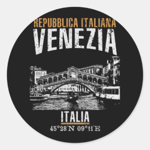 Venezia Classic Round Sticker