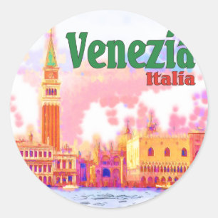 Venezia, Italy Classic Round Sticker