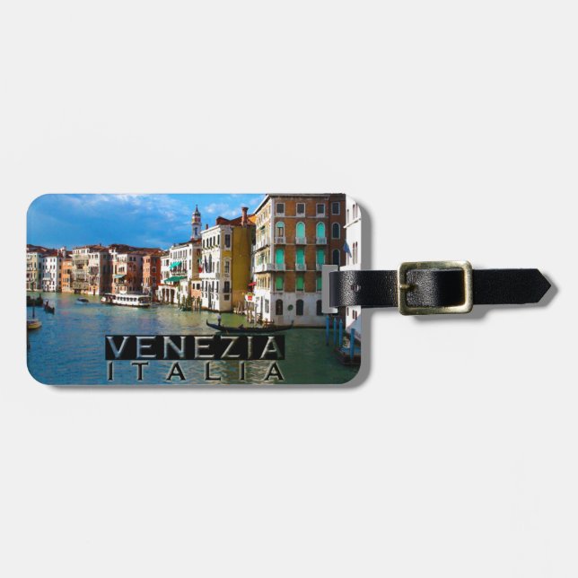 Venezia Luggage Tag (Front Horizontal)
