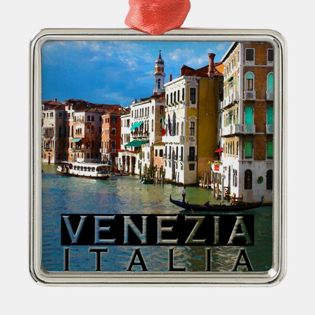 Venezia Metal Ornament (Front)