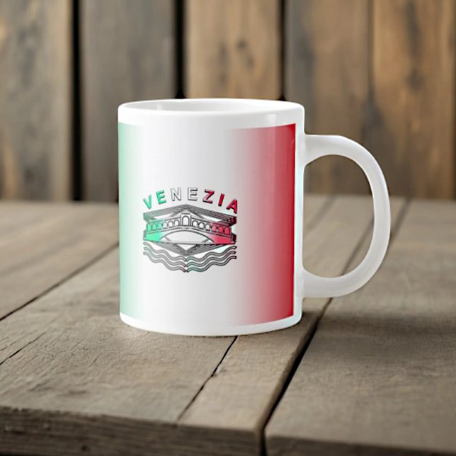 Venezia Rialto Bold Lines Large Coffee Mug (Creator Uploaded)