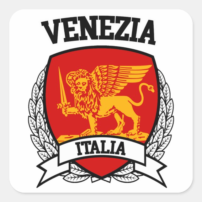 Venezia Square Sticker (Front)