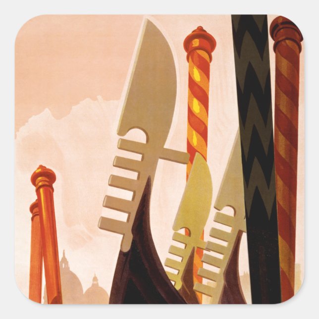 Venezia Square Sticker (Front)