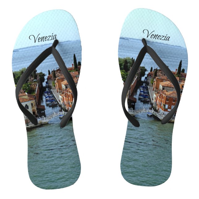 Venezia - Venice, Italy Thongs (Footbed)