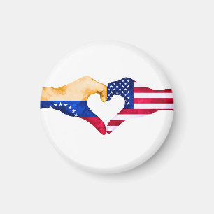 🇻 ❤️ 🇺 🇸 "Venezolano in the USA" Magnet