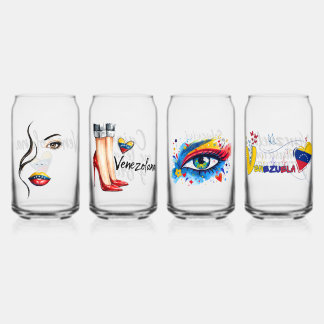 Venezolanos Artísticos – Orgullo, Mujer Venezolana Can Glass