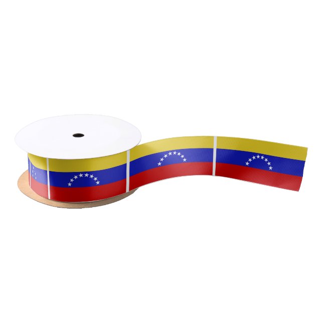 Venezuala Flag Satin Ribbon (Spool)