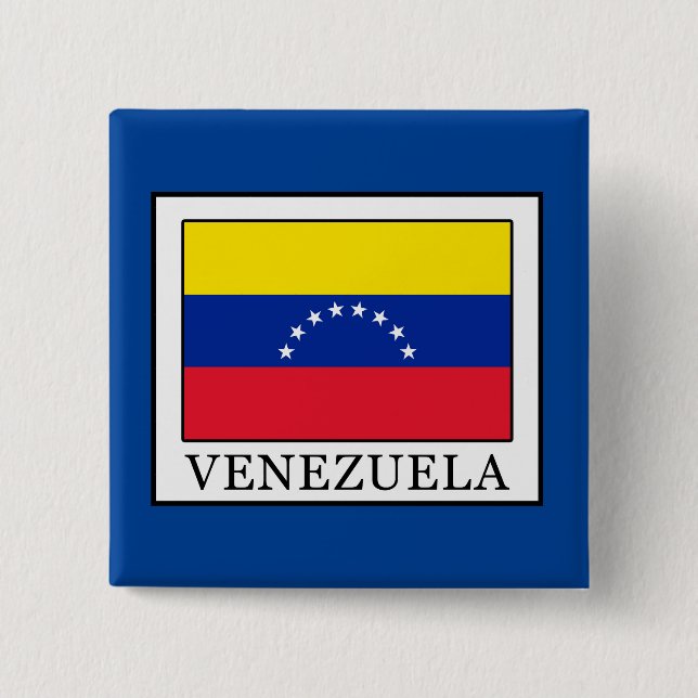 Venezuela 15 Cm Square Badge (Front)