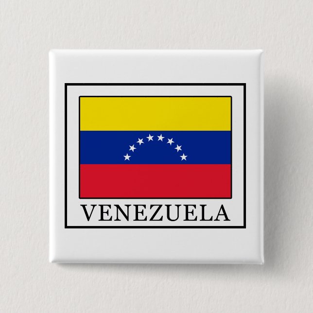 Venezuela 15 Cm Square Badge (Front)