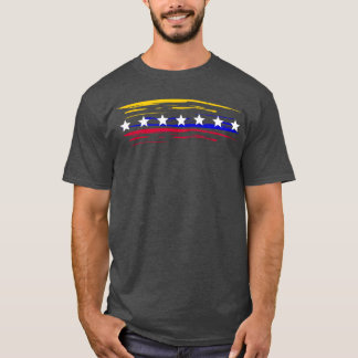 Venezuela 7 Big Stars Flag Minimalist funny T-Shirt