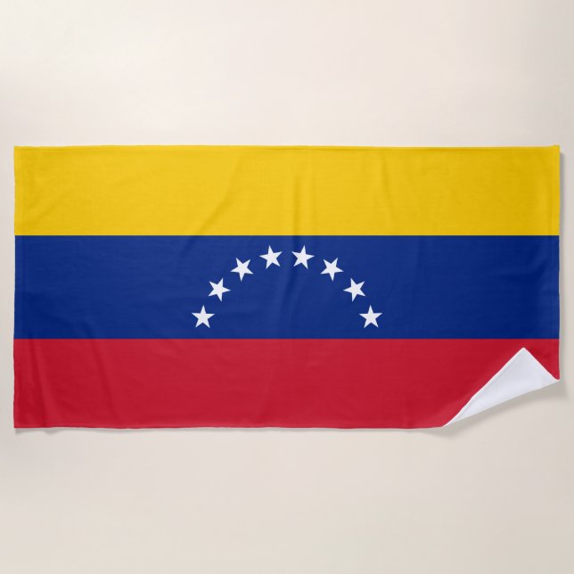 Venezuela Beach Towel (Front)