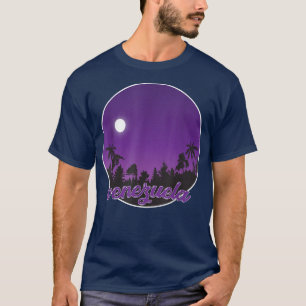 venezuela By night with Palms T-Shirt
