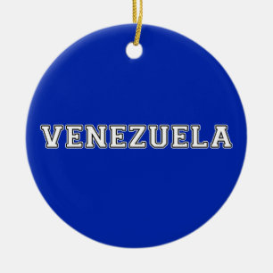 Venezuela Ceramic Ornament